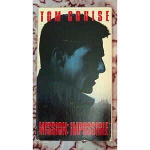 Mission Impossible (VHS 1996) Tom Cruise Jon Voight Emmanuelle Beart Ving Rhames
